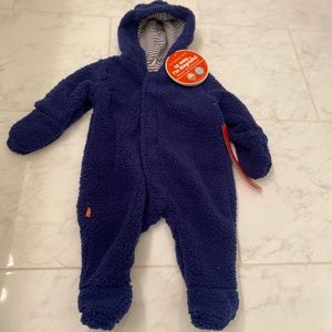 Cozy navy onesie